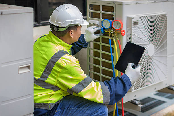 Professional Hvac technician working in Purlear, NC